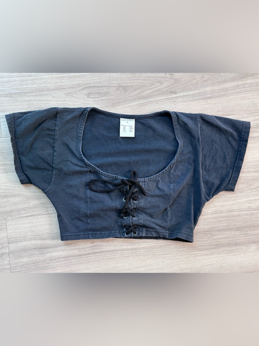 vintage micro crop top
